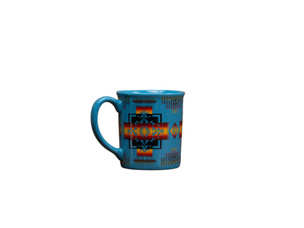 4 Piece Ceramic Pendleton Mug Set - Chief Joseph Design