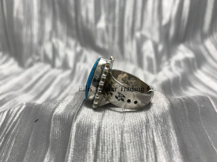 Benson Manygoats Sleeping Beauty Turquoise Ring