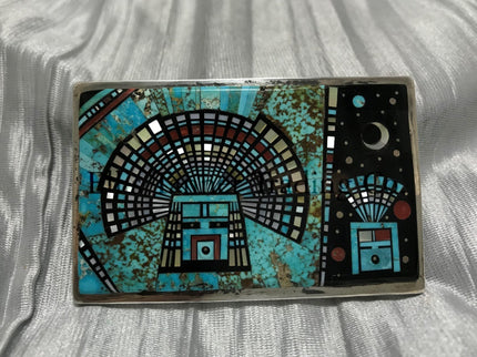 Ervin P. Tsosie Inlaid Buckle