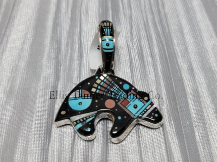 Ervin P. Tsosie Inlay Pendant