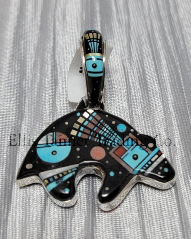 Ervin P. Tsosie Inlay Pendant