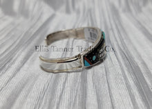 Load image into Gallery viewer, Ervin P. Tsosie Abalone Inlaid Bracelet
