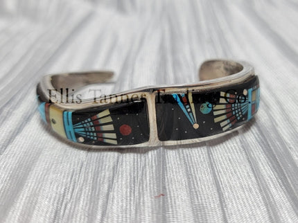 Ervin P. Tsosie Split Inlaid Bracelet