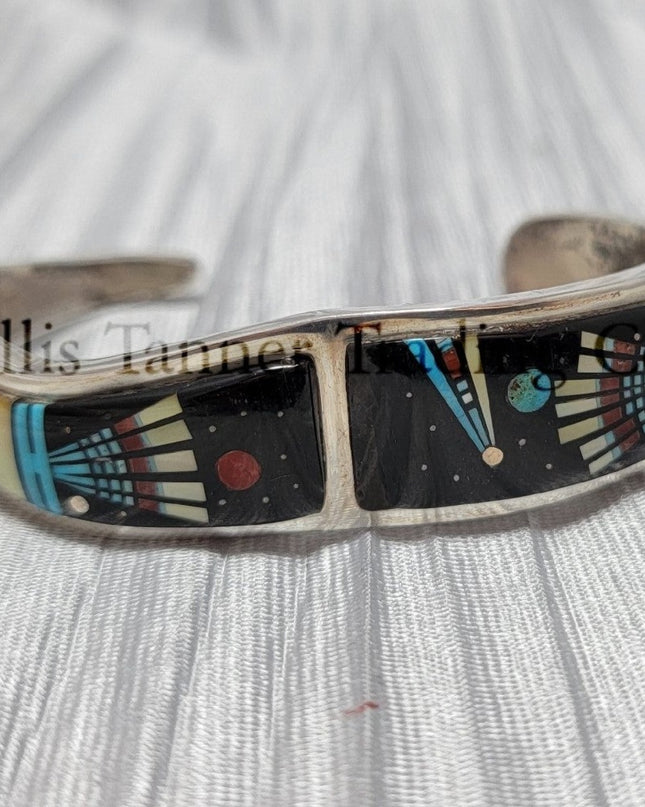 Ervin P. Tsosie Split Inlaid Bracelet