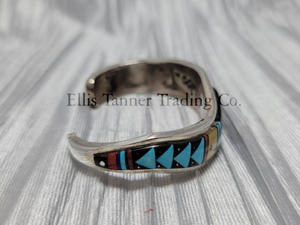 Ervin P. Tsosie Split Inlaid Bracelet