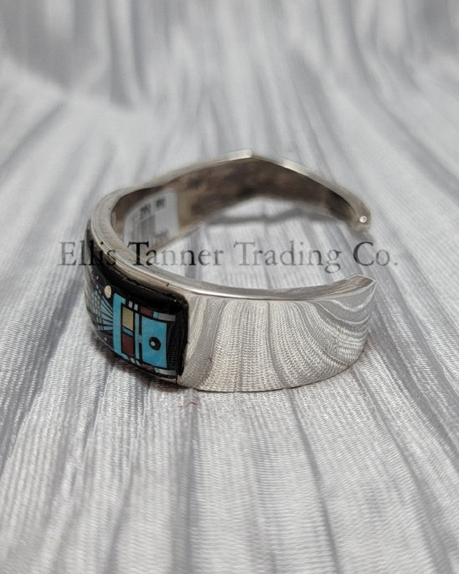 Ervin P. Tsosie Split Inlaid Bracelet