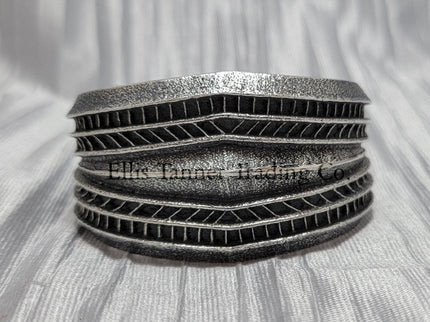 Harrison Jim Silver Stamped Bracelet