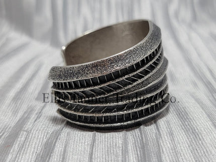 Harrison Jim Silver Stamped Bracelet