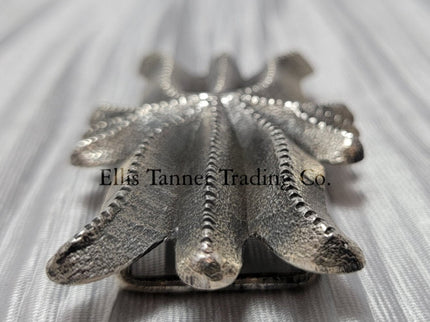 Harrison Jim Silver Cast  Belt Buckle
