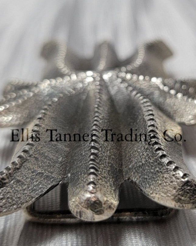 Harrison Jim Silver Cast  Belt Buckle