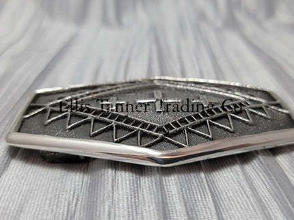 Harrison Jim Silver Star Belt Buckle