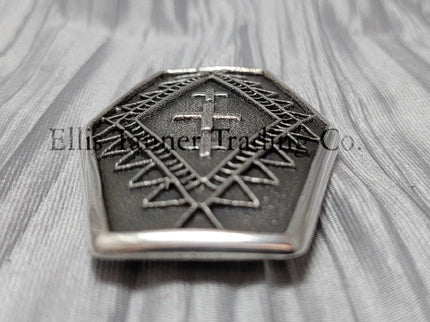 Harrison Jim Silver Star Belt Buckle