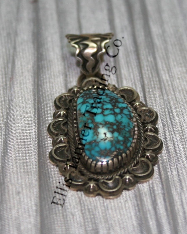 Tommy Jackson Candelaria Turquoise Pendant