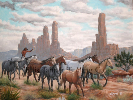 Spider Rock Painting by Daniel Davis