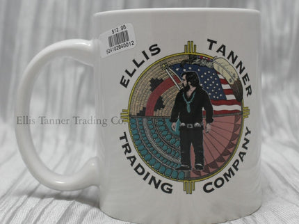 White Ellis Tanner Trading Company Coffee Cup with Logo
