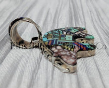 Load image into Gallery viewer, Ervin P. Tsosie Crazy Horse Pendant
