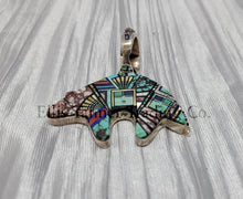Load image into Gallery viewer, Ervin P. Tsosie Crazy Horse Pendant
