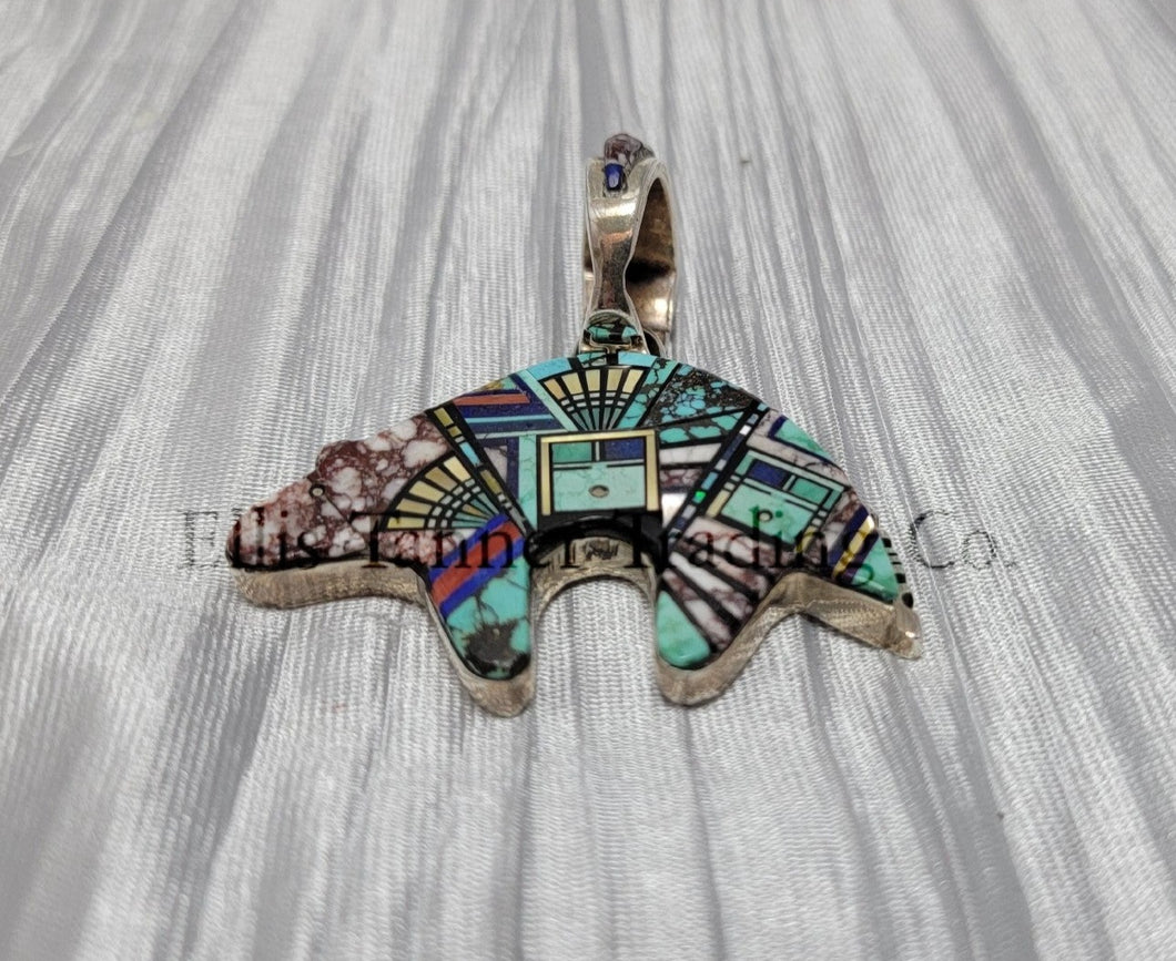 Ervin P. Tsosie Crazy Horse Pendant