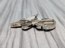 Load image into Gallery viewer, Ervin P. Tsosie Sugilite Inlaid Face Pin
