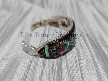 Ervin P. Tsosie Thin Inlaid Bracelet