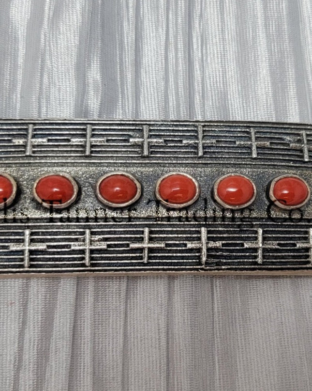 Harrison Jim Coral Row Buckle