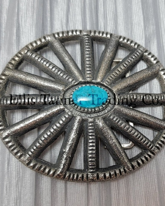 Harrison Jim Silver Cast Belt Buckle
