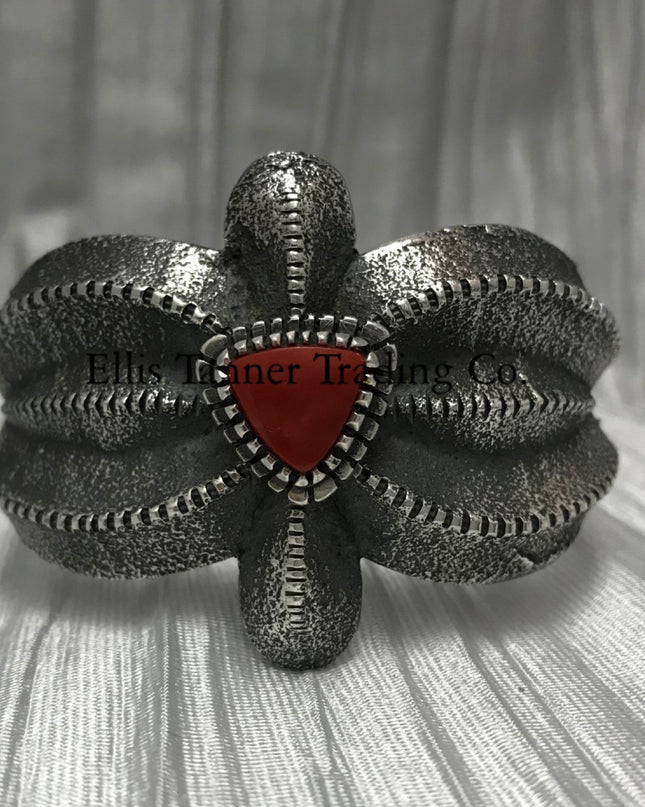 Harrison Jim Sandcast Coral Cuff