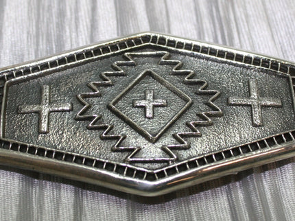 Harrison Jim Silver Star Belt Buckle