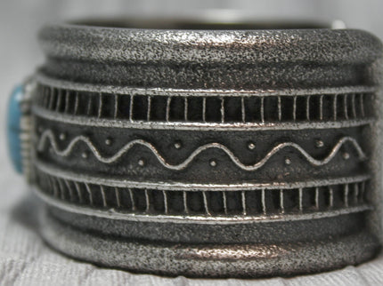 Harrison Jim with Morenci Turquoise Bracelet